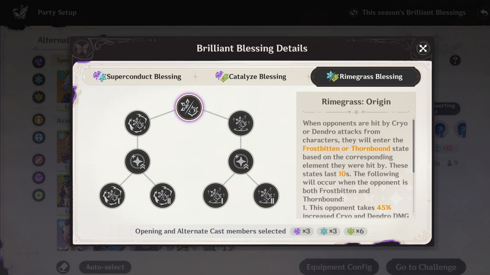 Details regarding the new Rimegrass Blessing in June 2025 Imaginarium Theater (Image via HoYoverse)